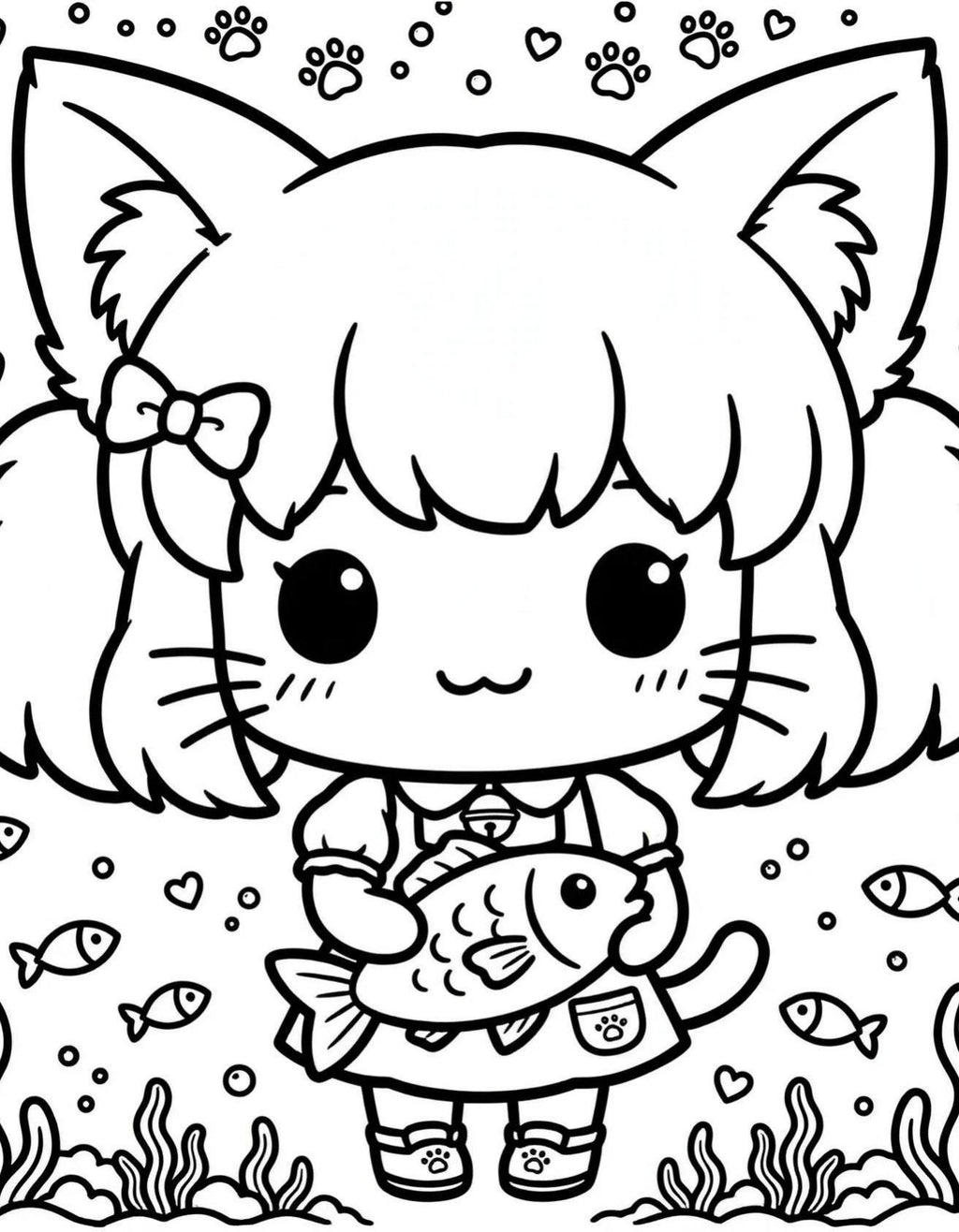 Chibi Anime Coloring Book – Coloring Nook Books