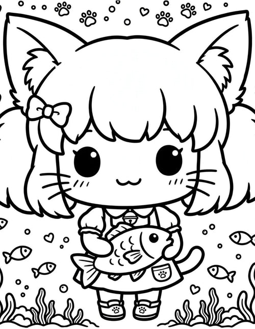 Chibi Anime Coloring Book