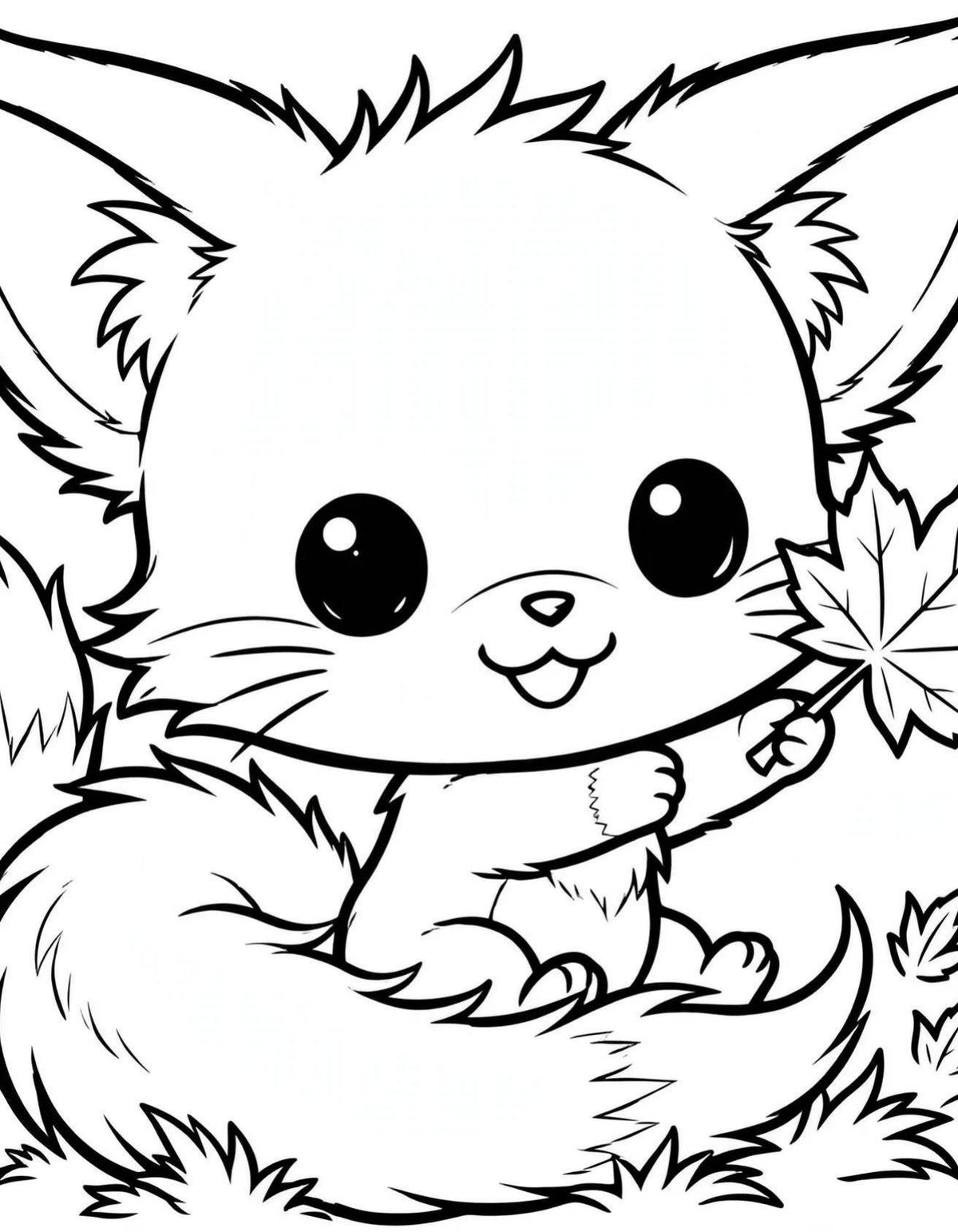 Chibi Anime Coloring Book