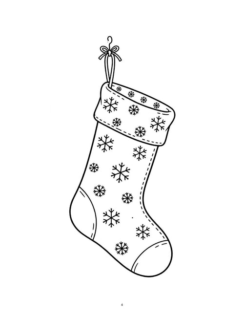 Christmas Bold & Easy Coloring Book – Coloring Nook Books