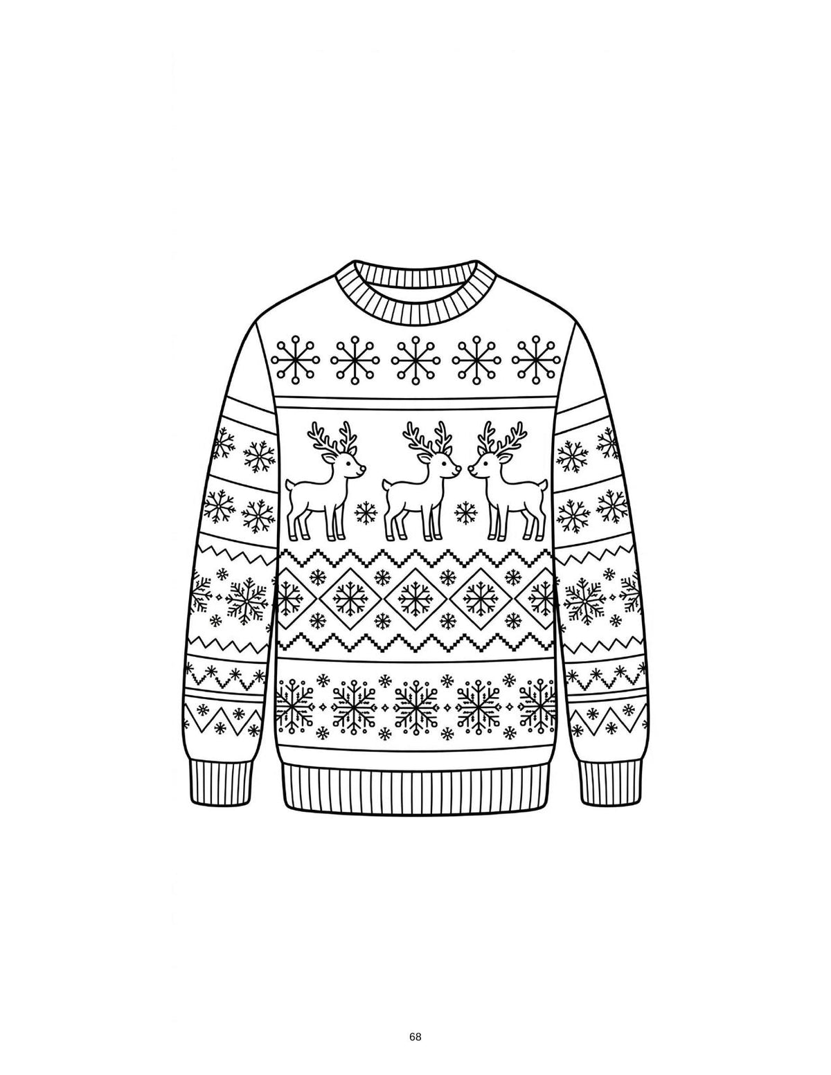 Christmas Bold & Easy Coloring Book