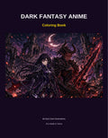 Dark Fantasy Anime Coloring Book
