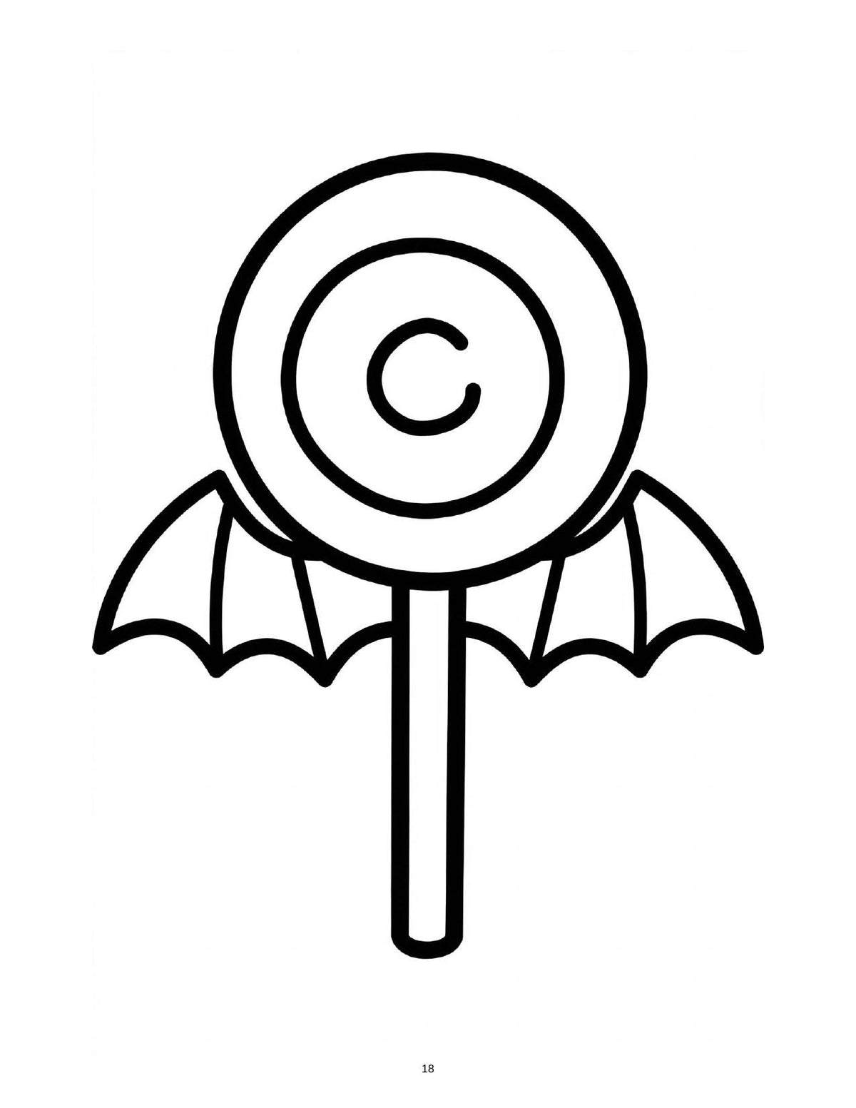 Halloween Bold & Easy Coloring Book