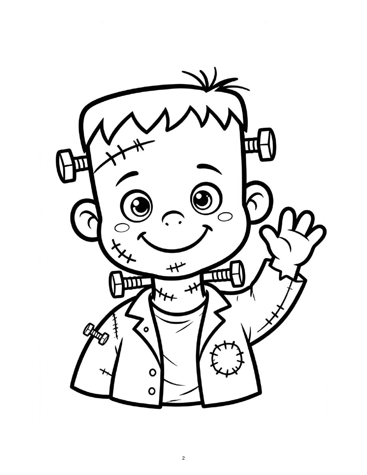 Halloween Fun: Kids Coloring Book