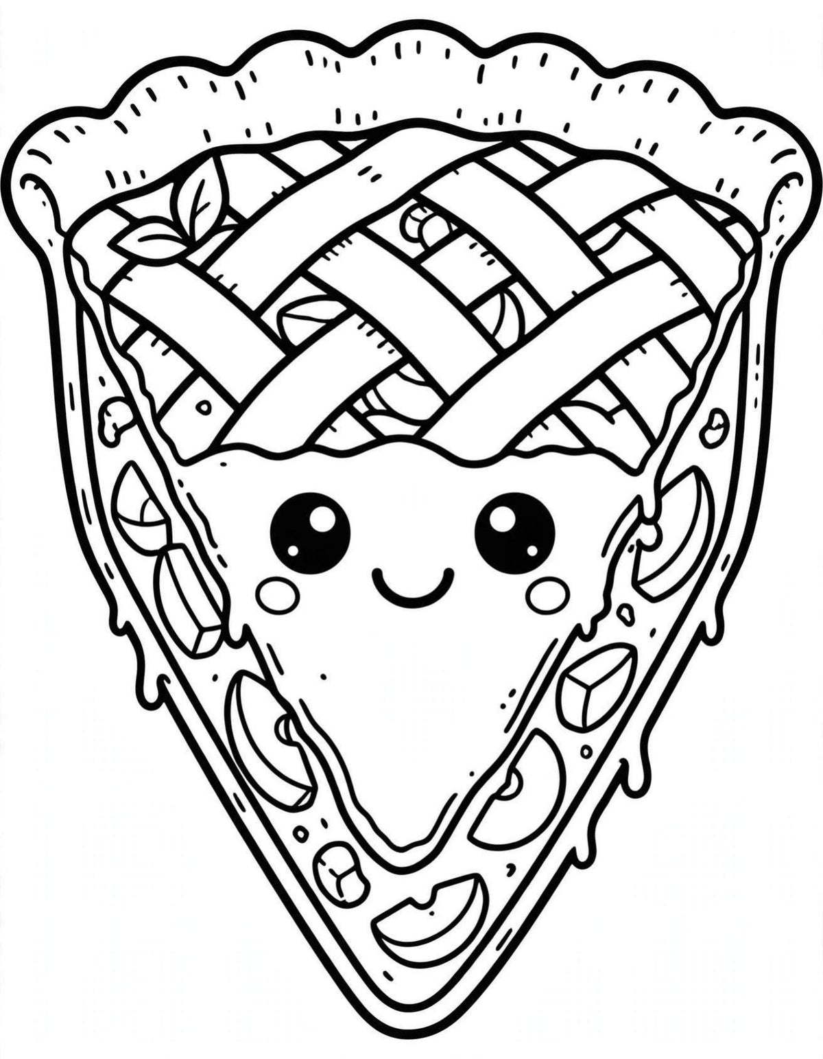Kawaii Cafe Coloring Book