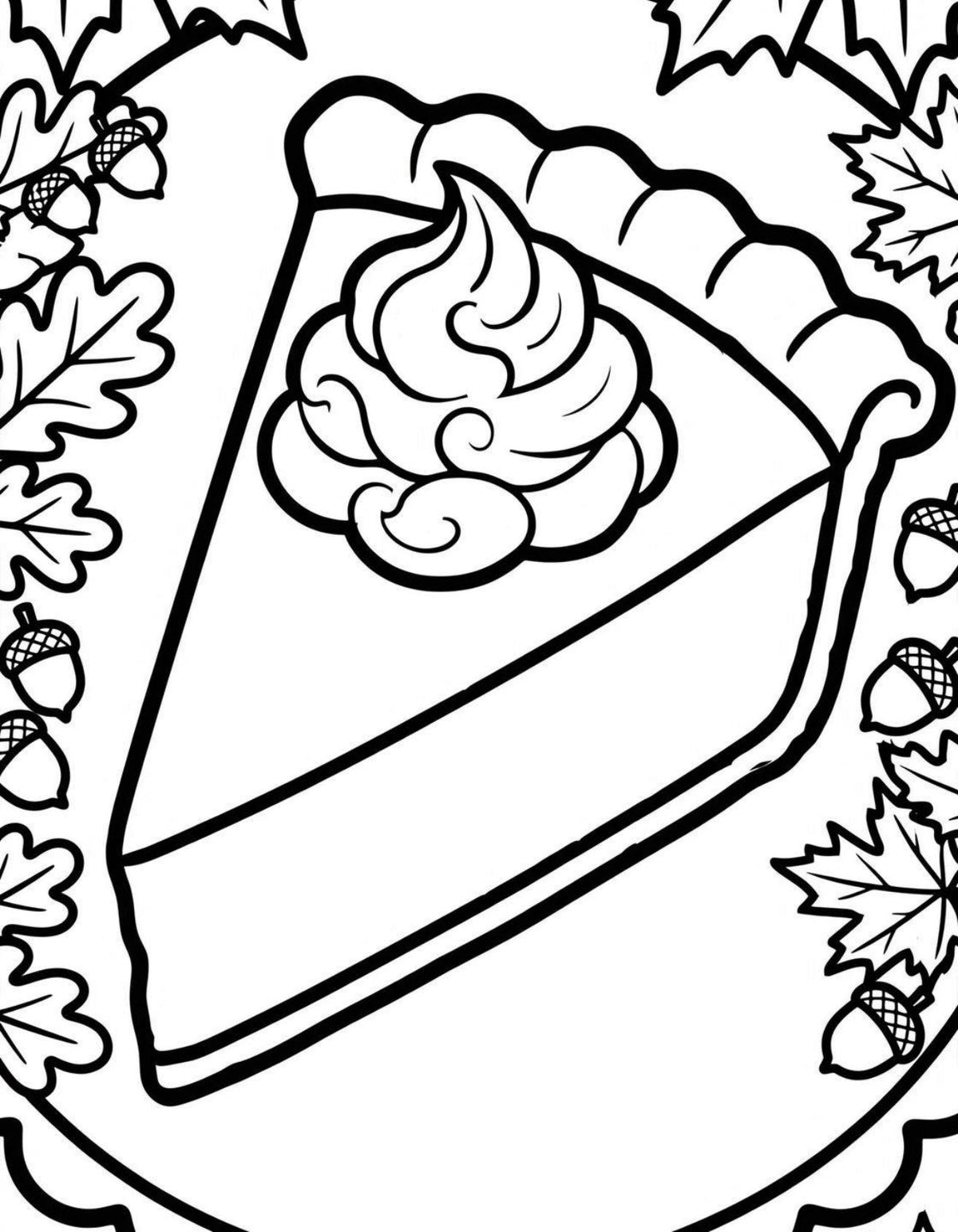 Thanksgiving Bold & Easy Coloring Book